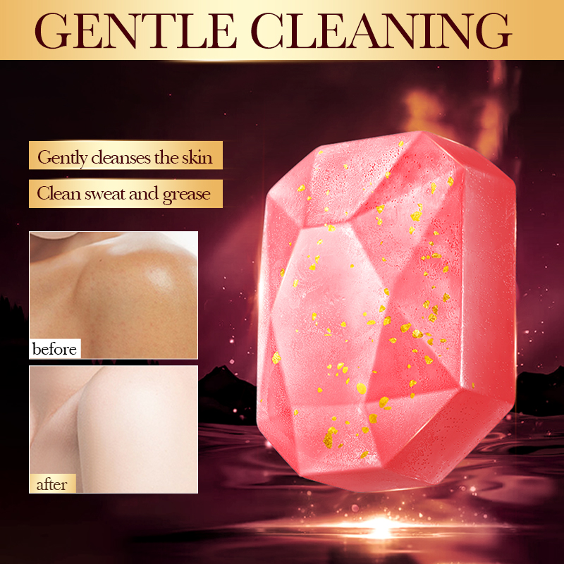 Luxury Skincare Gifts For Women - Rozen-goudfolie handgemaakte zeep – Natuurlijke essentiële