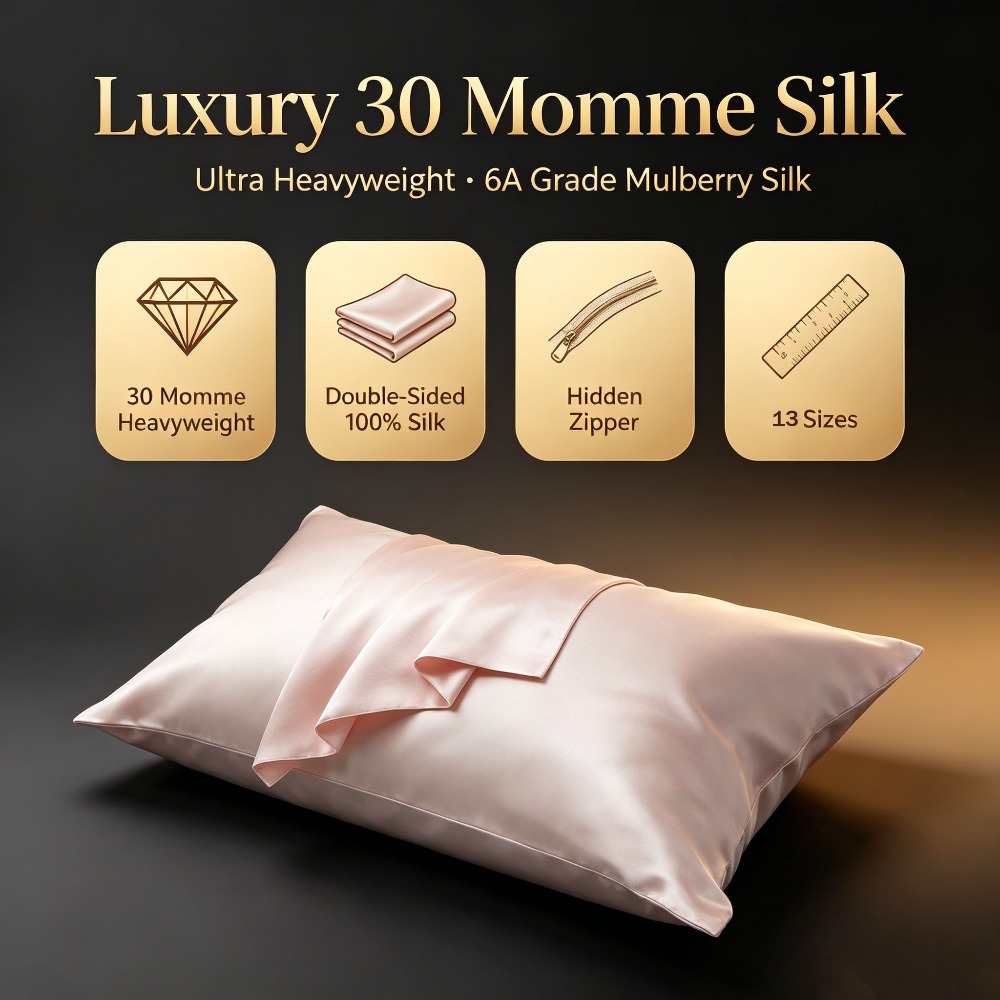 Luxe 30 Momme dubbelzijdige mo - Ultra Luxury Skincare recensie en prijs
