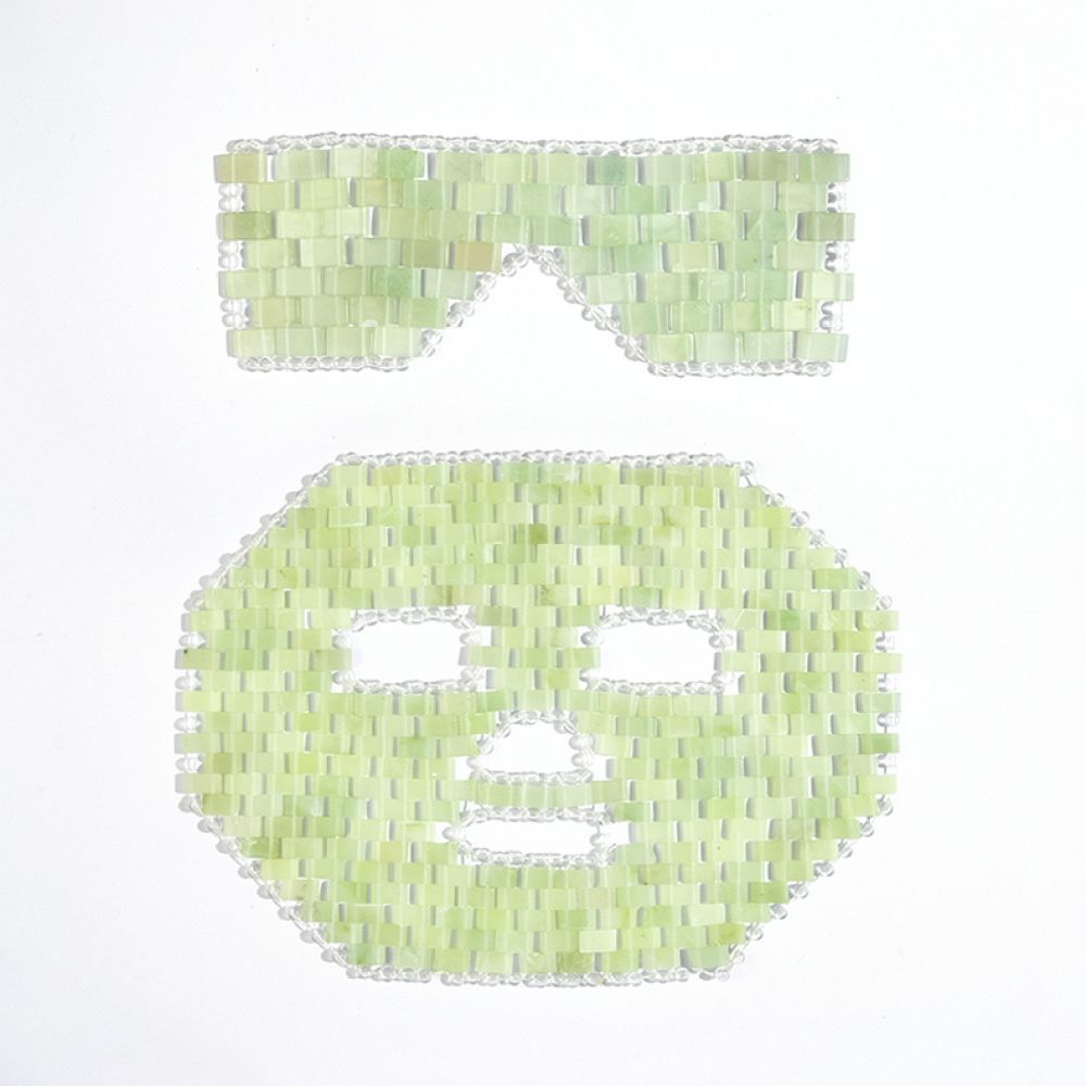 Handgeweven Xiu Jade oogmasker - Luxury Natural Skincare recensie en prijs
